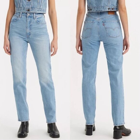 Levi's Denim - NWT Levis 70's High Rise Slim Straight Leg Light Blue Wash Jeans Size 31